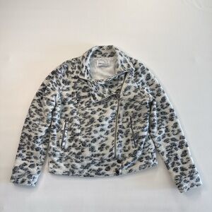 cupcakes & cashmere Black and White Teddy Jacket